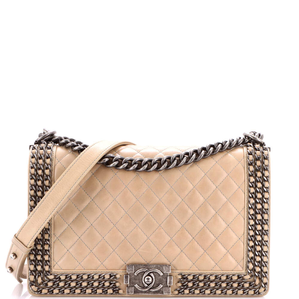 Chanel Chained Boy Flap Bag Quilted #205195C40B
